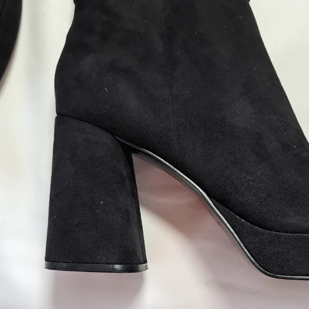 Nine West Suede Heeled Boots - Picture 4 of 9